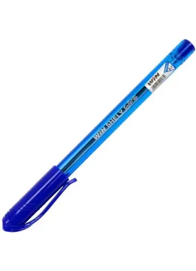 Ручка масляна Shelly синя, трикутнаий корпус 0,7мм Win