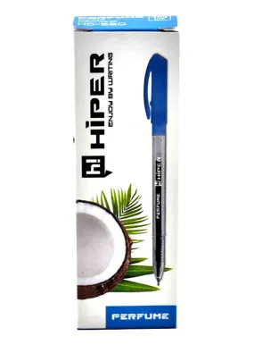 Ручка синя масляна з запахом кокосу Hiper Perfume HO-560 