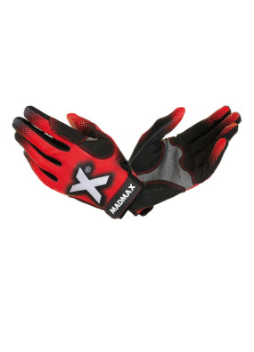 Рукавички для фітнесу MadMax MXG-101 X Gloves Black/Grey/Red L