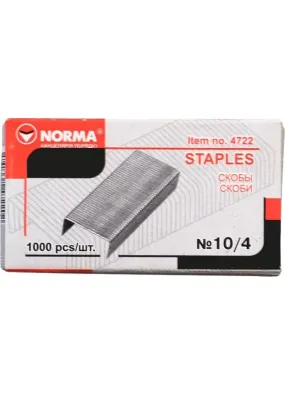 Скоби для степлера Norma №10 1000 штук 4722