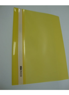 Скорозшивач пластик  Economix А4 жовтий 31511-05