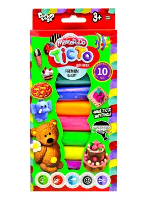 Тісто для ліплення DANKO TOYS Master Do 10 кольорів TMD-02-02