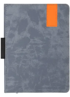 Щоденник недатований VERONA, А5 сірий, штучна шкіра. BUROMAX BM.2015-09