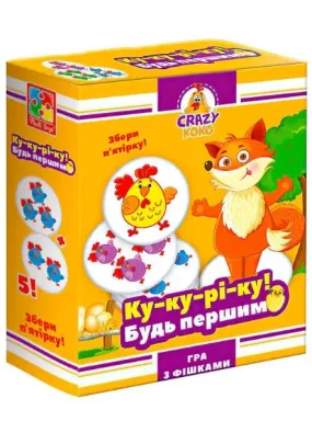 Гра настільна Vladi Toys розважальна Crazy Koko 'Ку-ку-рі-ку' VT8025-08