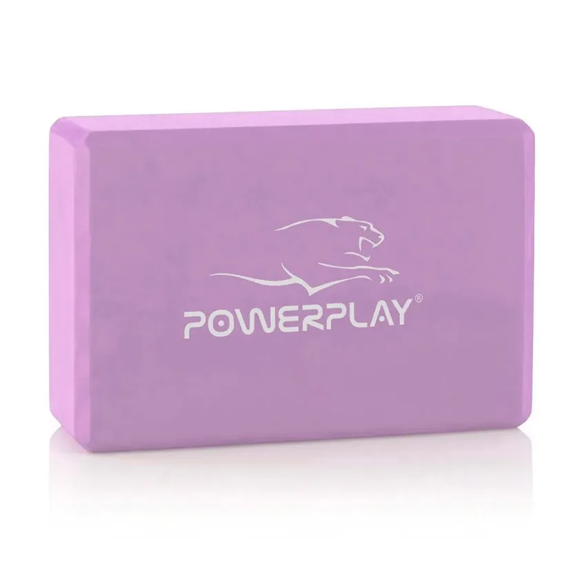 Блок для йоги PowerPlay 4006 Yoga Brick Фіолетовий