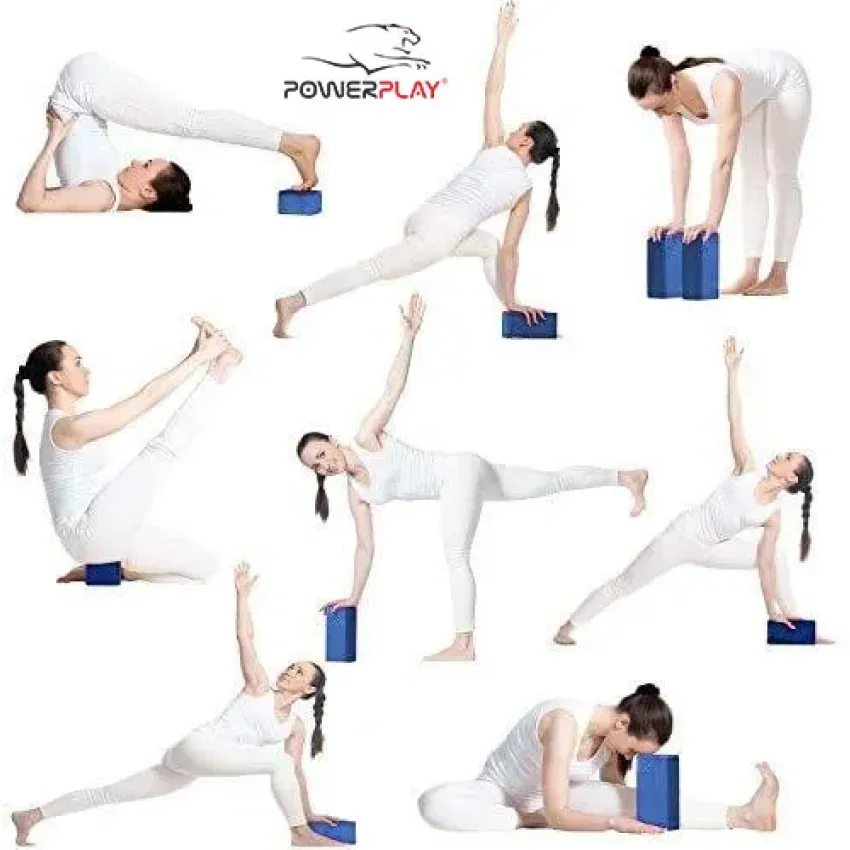 Блок для йоги PowerPlay 4006 Yoga Brick м'ятний