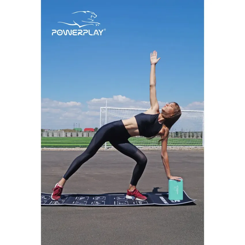 Блок для йоги PowerPlay 4006 Yoga Brick м'ятний