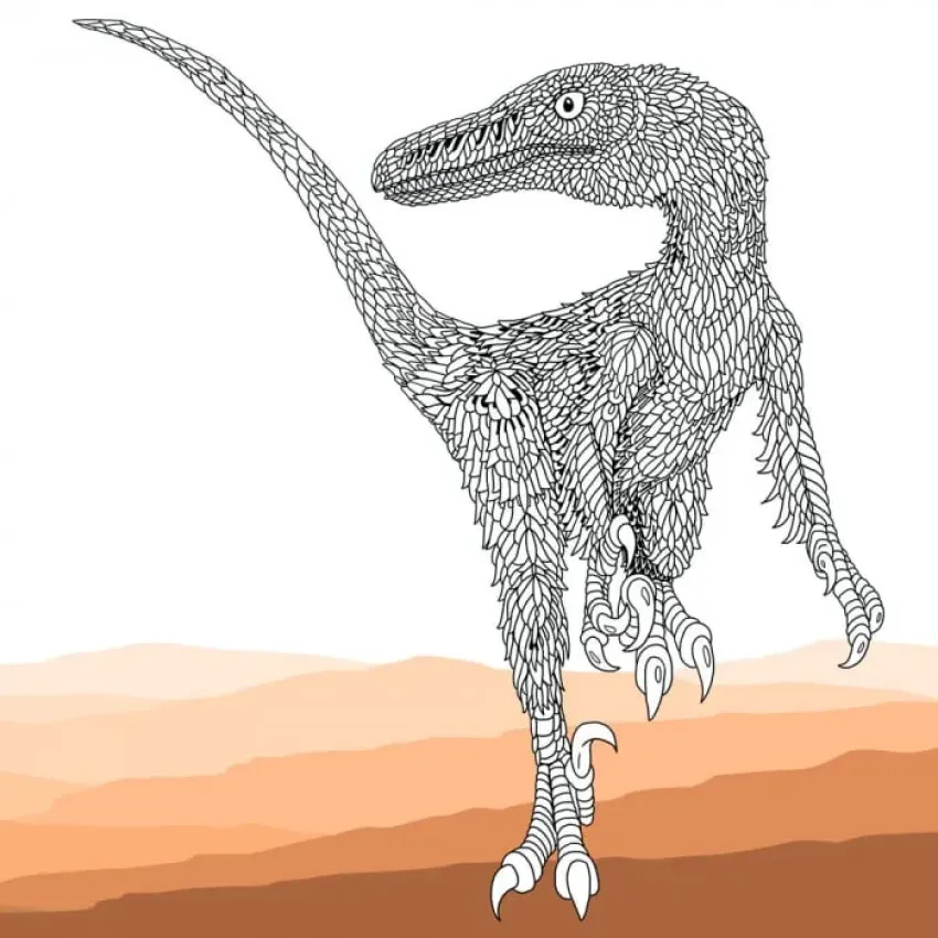 Динозаврiя. Розмальовки та цікаві факти