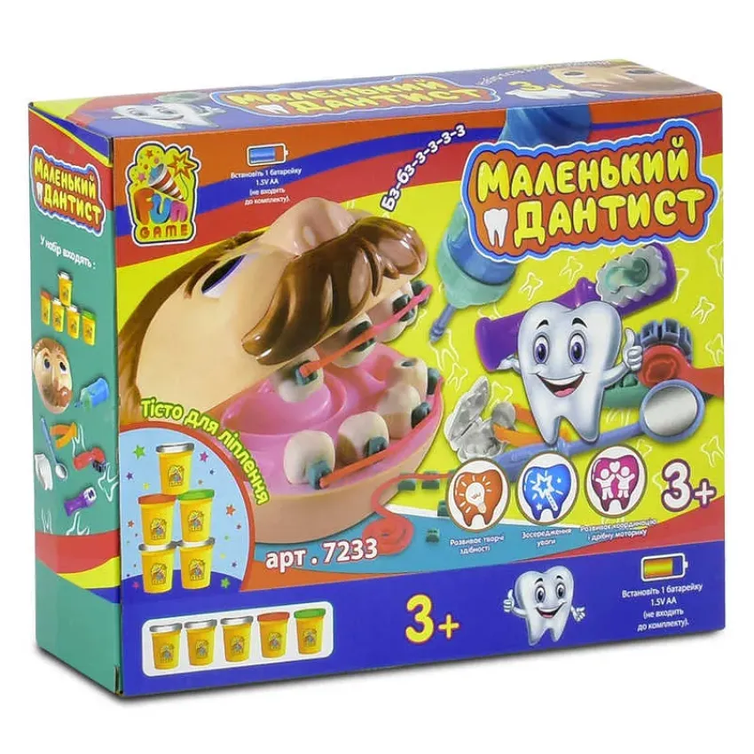 Гра 7233 Маленький дантист в коробці FUN GAME