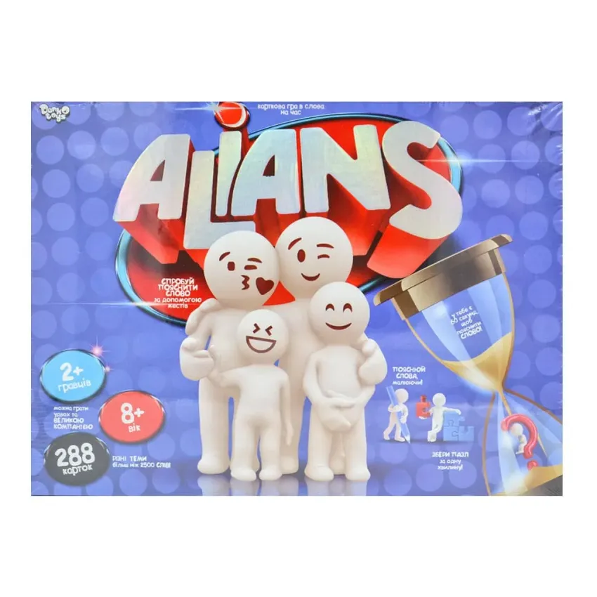 Alians. Розважальна настільна гра G-ALN-01U (коробка 39x29)