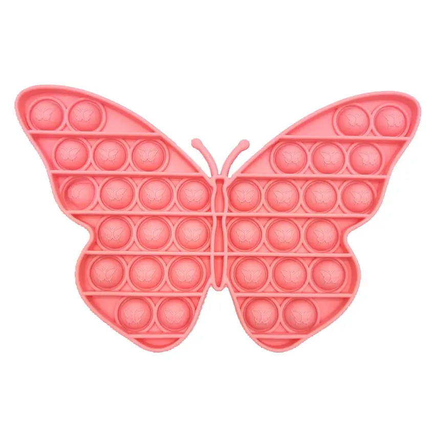 Іграшка-антистрес Pop it Метелик рожевий