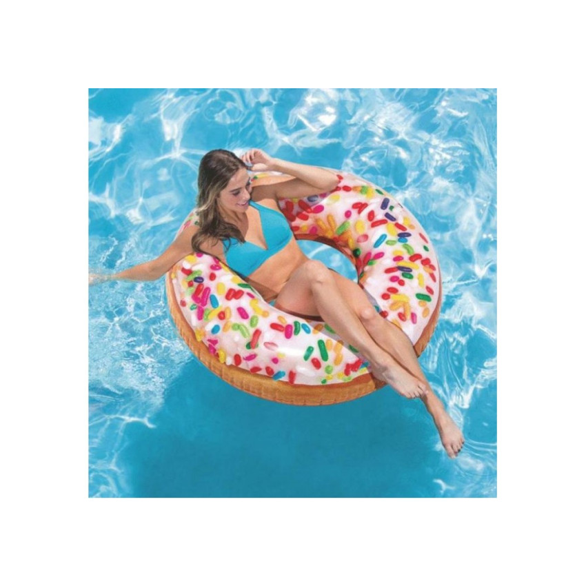 Круг для плавання Intex 56263 Пончик з присипкою Діаметр 99 см від 14 років