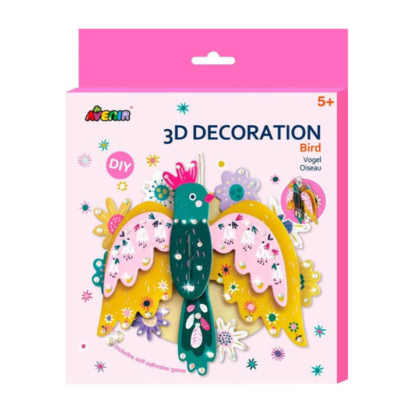 Набір для творчості Avenir 3D-аплікація Пташка PZ215067