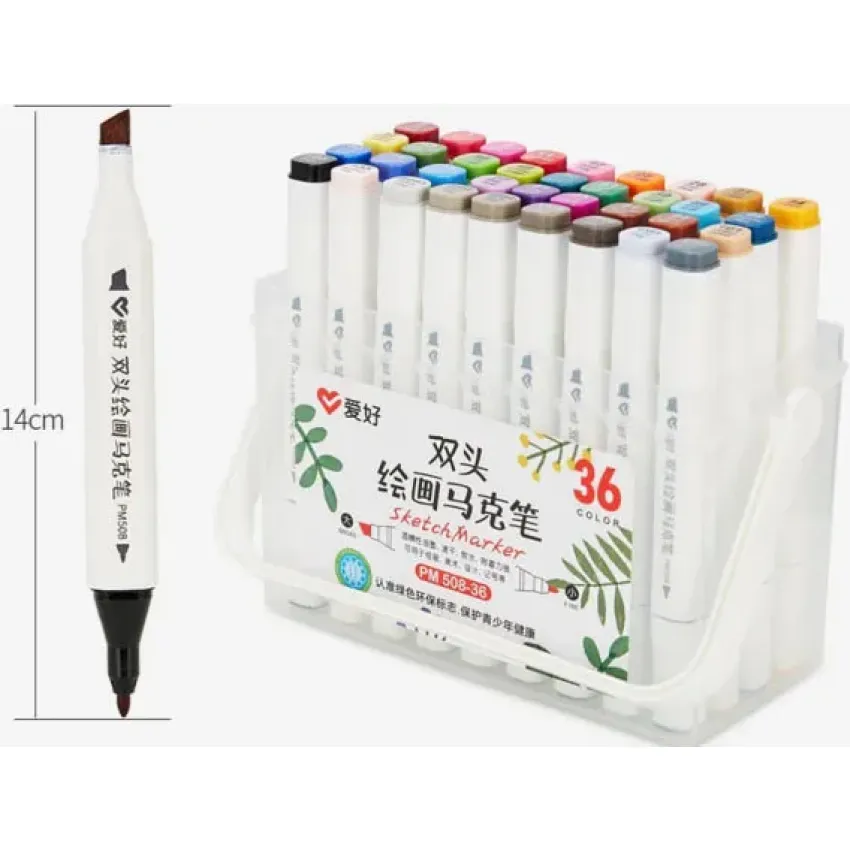 Набір двосторонніх маркерів Sketch Marker РМ 508-36