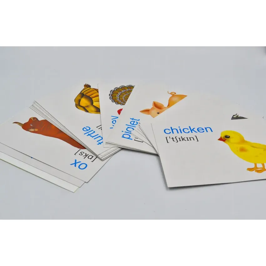 English: flashcards. Farm animals, birds and pets / Набір карток. Англійська мова. Тварини з ферми, птахи і домашні улюбленці