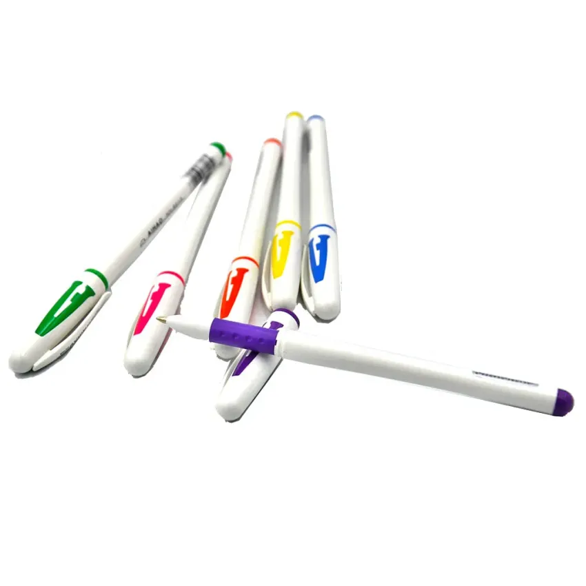 Набір кольорових гелевих ручок AIHAO 6шт АН801А-6