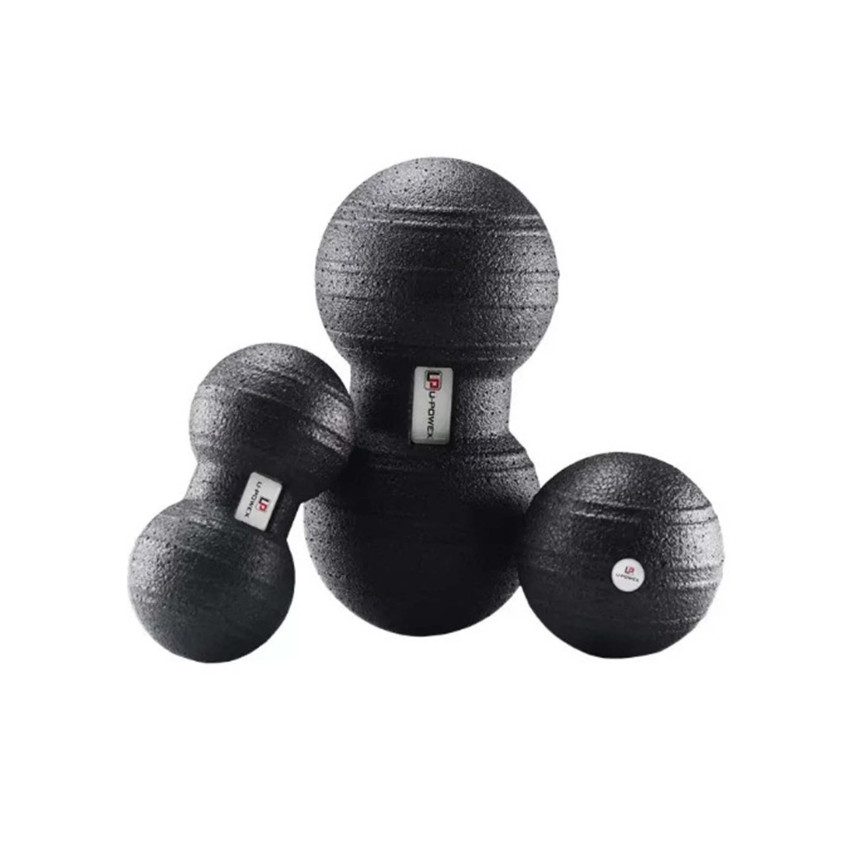 Набір масажних м'ячиків U-POWEX EPP Massage Ball (3 шт.) Black