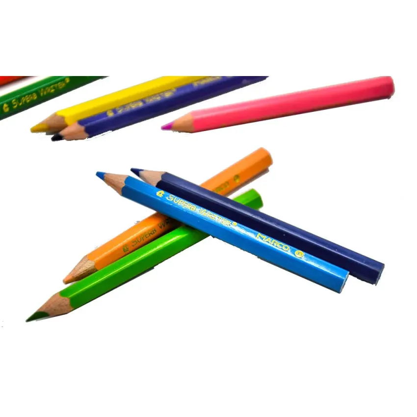 Олівці кольорові короткі MARCO 12 штук 4100H-12CB