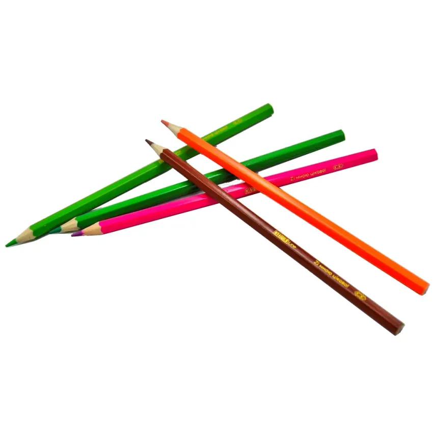 Олівці кольорові 18 штук Zibi 2415