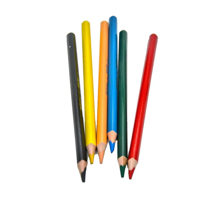 Олівці кольорові 6 кольорів з точилкою Jumbo Colorino 15516PTR