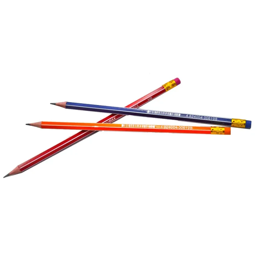 Олівець простий з гумкою Buromax 8503