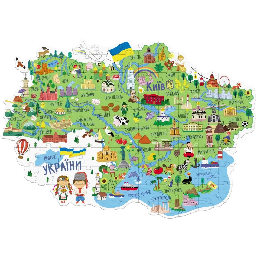 Пазл Мапа України (300267)