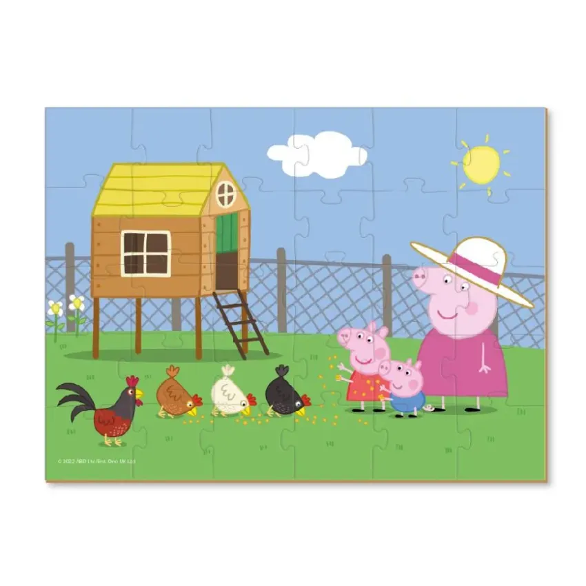 Пазл Dodo Peppa Pig Свинка Пеппа та курчата 200301 (30 елементів)