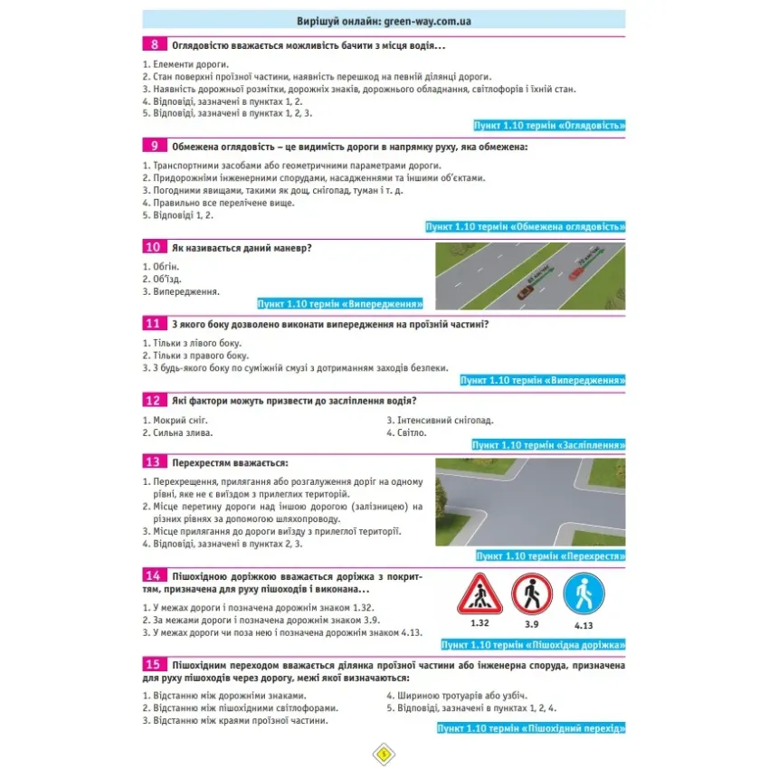 ПДР 2021. Тести. Офіційні екзаменаційні запитання. 18 видання