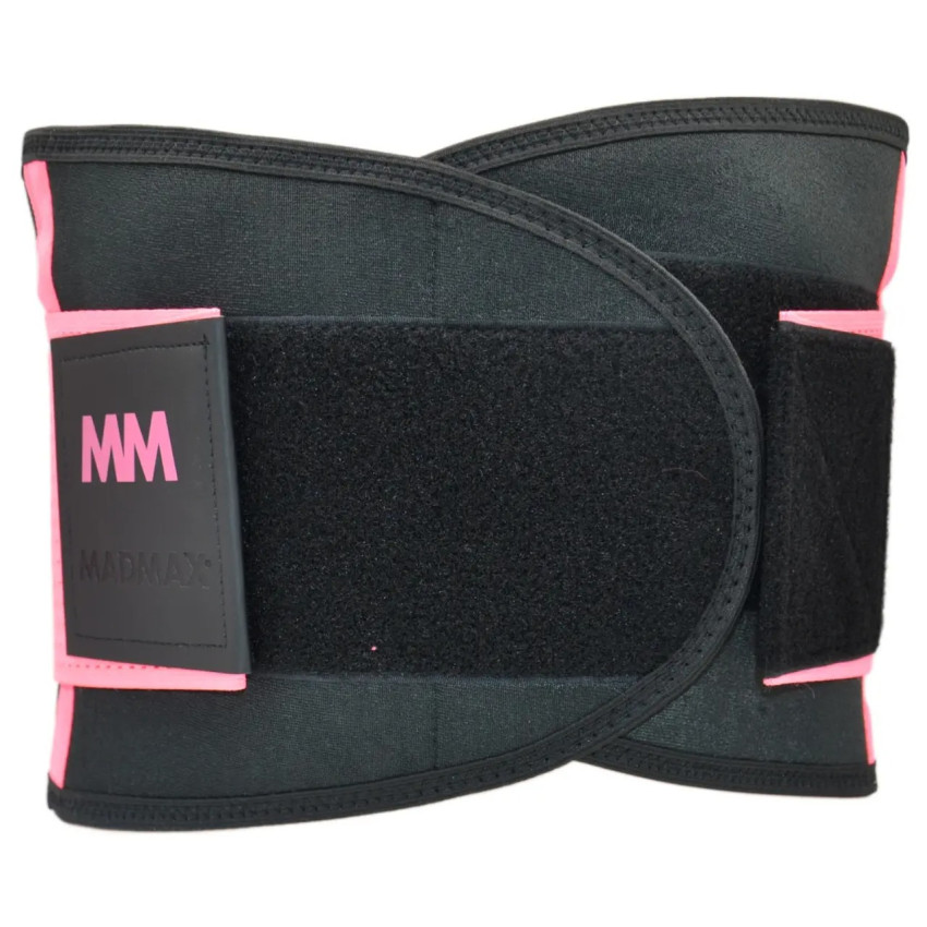 Пояс компресійний MadMax MFA-277 Slimming belt Black/neon pink M