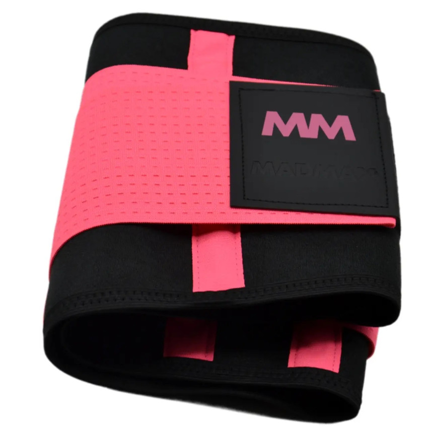 Пояс компресійний MadMax MFA-277 Slimming belt Black/neon pink S