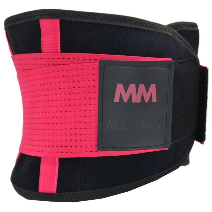 Пояс компресійний MadMax MFA-277 Slimming belt Black/rubine red S