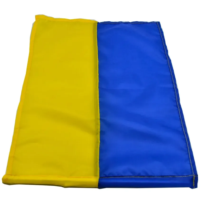 Прапор України для автомобіля 30х45 см (зі штоком) нейлон 