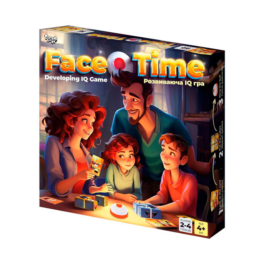 Розвиваюча настільна гра Danko Toys Face Time FT-01-01