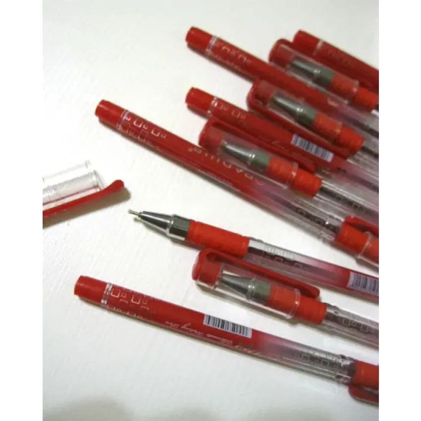 Ручка червона кулькова масляна Radius i-Pen 160427