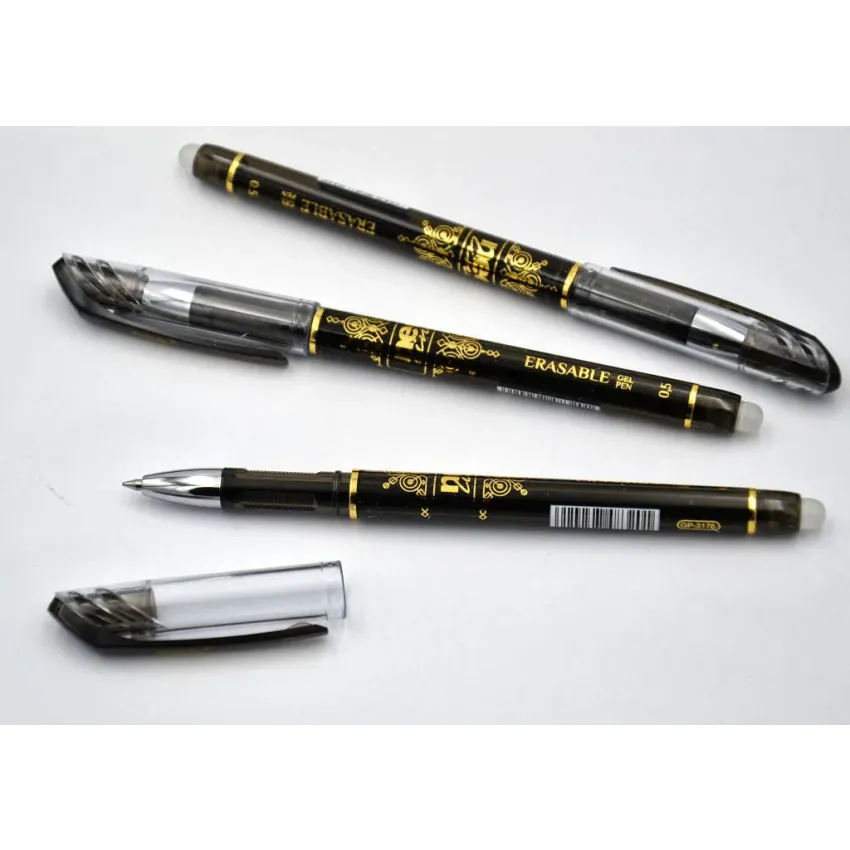 Ручка чорна гелева Пиши-стирай NeoLine GP-3176