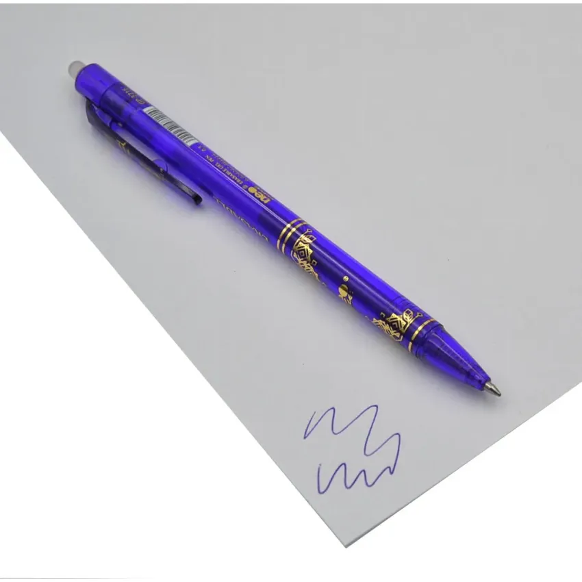 Ручка гелева автоматична із чорнилами, що витираються, фіолетова 0.5 мм Erasable Frixion Neo Line GP-3216 (Пиши-стирай, упаковка 12 штук)