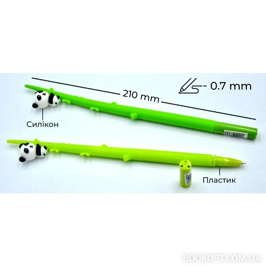 Ручка масляна 0.7 мм BP5022 Panda асорті 
