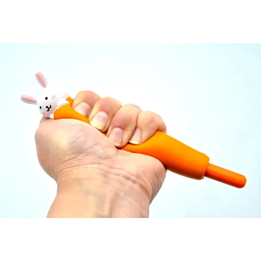 Ручка масляна 0.7 мм BP5027 Squishy Carrot 