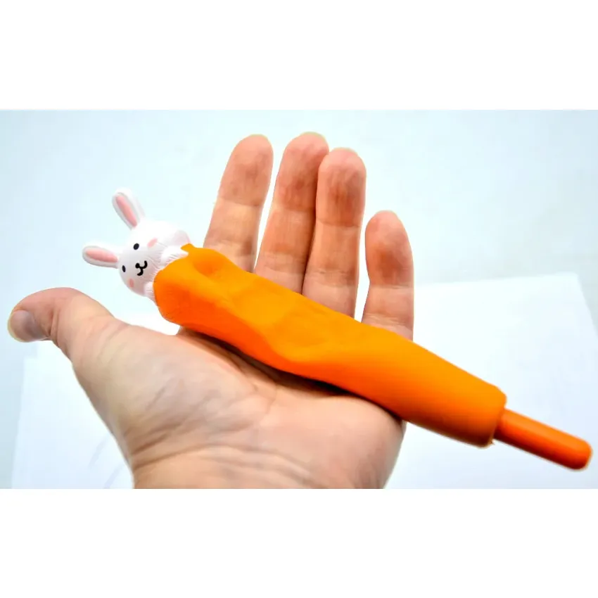 Ручка масляна 0.7 мм BP5027 Squishy Carrot 