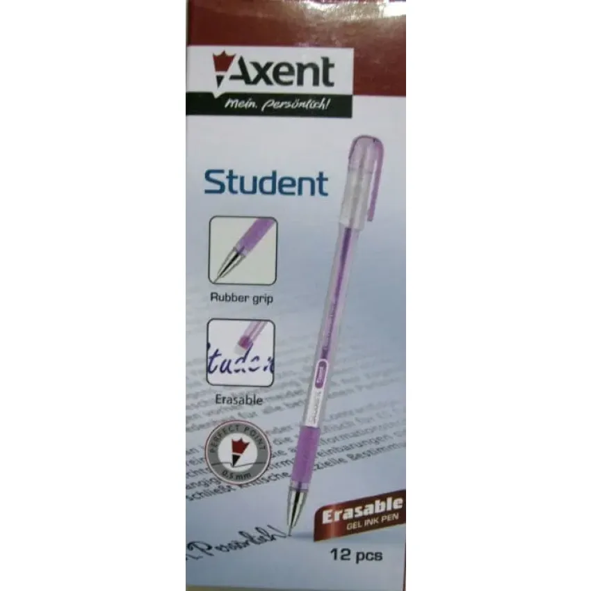 Ручка синя Пиши-стирай Axent Student 1071