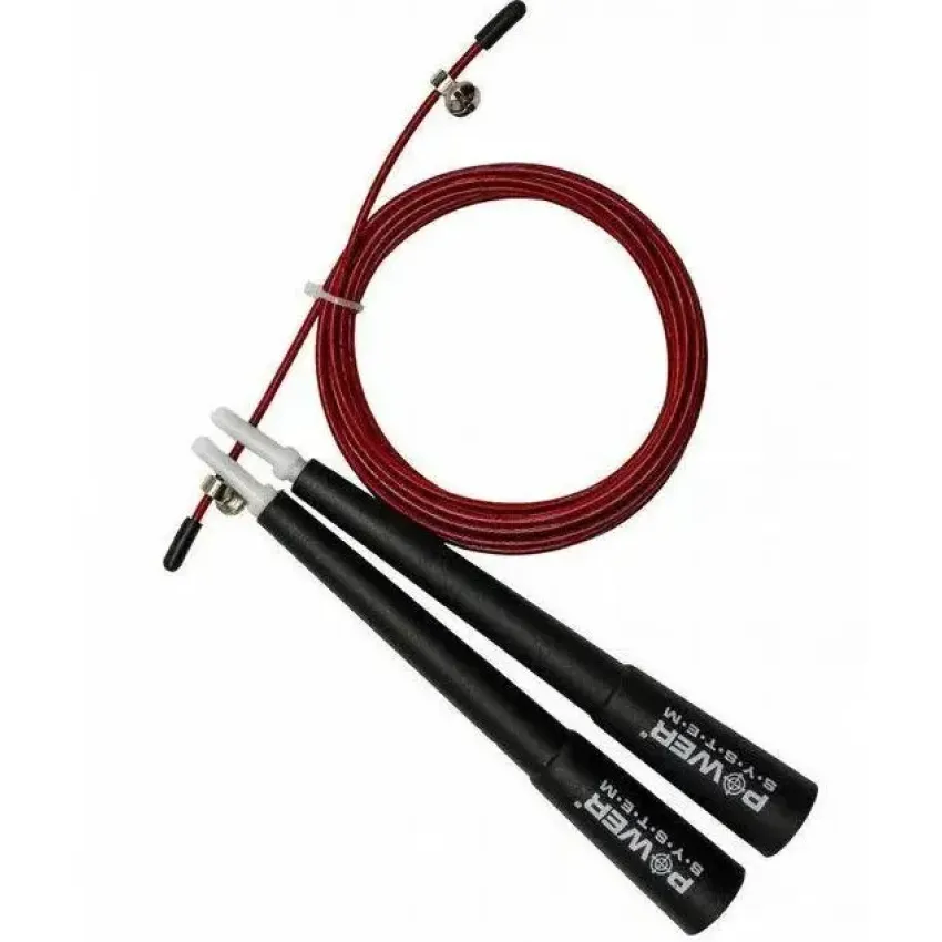 Швидкісна скакалка Power System Ultra Speed Rope PS-4033 Red 