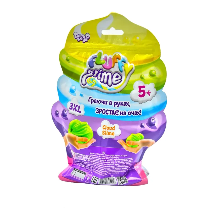В'язка маса Fluffy Slime пакет 500 мл FLS-02-01U
