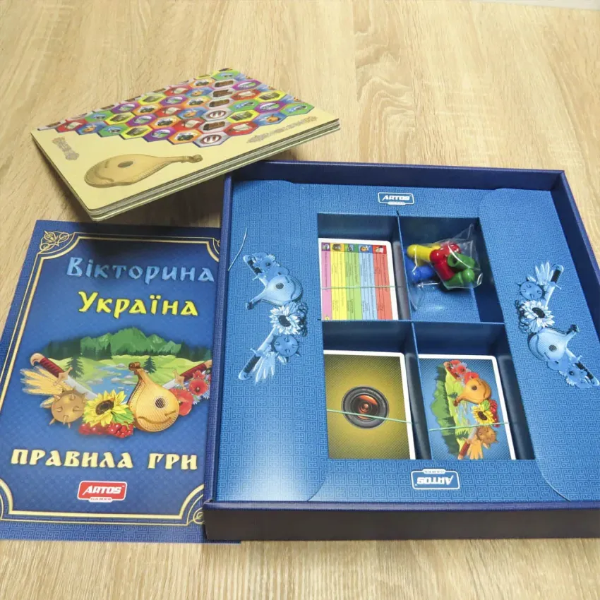 Вікторина Україна Artos Games Настільна грa 