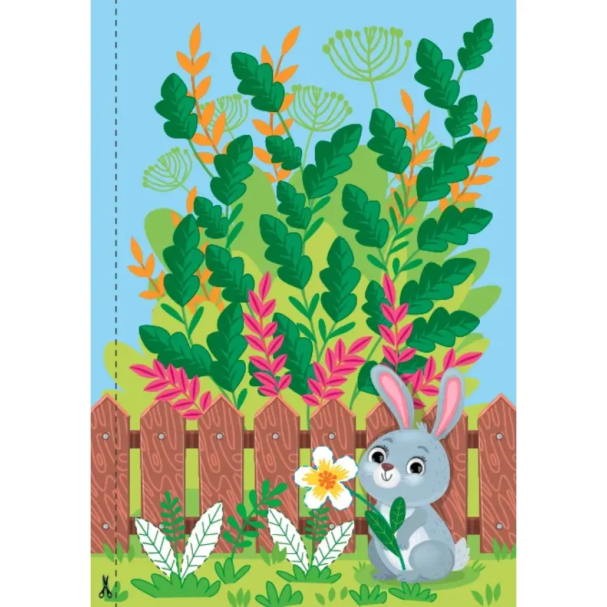 Вітальні листівки-аплікації — Весняний букет